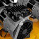 Компрессор безмасляный, малошумный  DLS 2250/100, 2250 Вт, 3x750, 100 л, 410 л/мин блок управления/ Denzel 58029