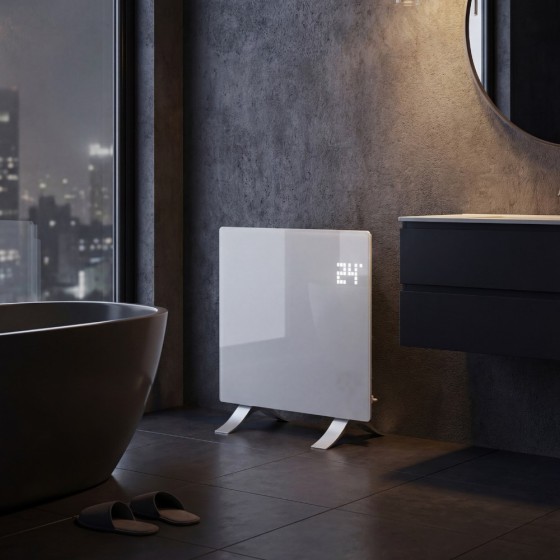 Конвектор электрический OptiPrime-1000, Wi-Fi, тачскрин, цифровой термостат, 1000 Вт Denzel 98121