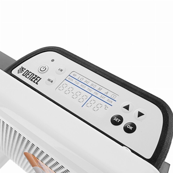 Конвектор гибридный электрический HybridX-2000, ИК нагреватель, цифровой термостат Denzel 98120 Конвектор гибридный электрический HybridX-2000, ИК нагреватель, цифровой термостат Denzel 98120