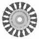 Щетка для УШМ 100 мм, М14, плоская, крученая проволока 0.8 мм Matrix 74643