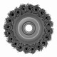 Щетка для УШМ Heavy Duty, 80 мм, М14, 