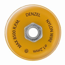 Щетка для УШМ, 100 мм, Чашка, нейлоновая щетина, М14 Denzel 74469 Щетка для УШМ, 100 мм, Чашка, нейлоновая щетина, М14 Denzel 74469