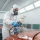 Набор пневмоинструмента, 5 предметов, быстросъемное соединение, краскораспылитель с верхним бачком Matrix 57304