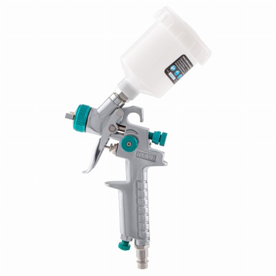 Краскораспылитель AG 810 HVLP, гравитационный, сопло 0.8 мм и 1 мм Stels 57361