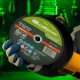 Круг отрезной по металлу, 230 х 2,0 х 22,2 мм, 84%A+16%B, в пленке, 10 шт Сибртех 743243