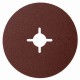 Круги фибровые 5 шт, Р 60, 125 х 22 mm Matrix 73909