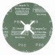 Круги фибровые 5 шт, Р 80, 180 х 22 mm Matrix 73922