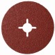 Круги фибровые 5 шт, Р 24, 125 х 22 mm Matrix 73907