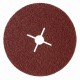 Круги фибровые 5 шт, Р 24, 180 х 22 mm Matrix 73919
