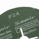Круги фибровые 5 шт, Р 24, 180 х 22 mm Matrix 73919