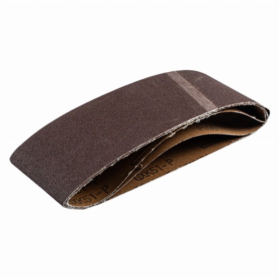 Лента абразивная бесконечная, P 150, 75 х 457 мм, 3 шт Matrix 74280