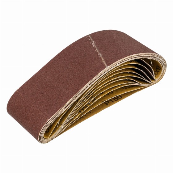 Лента абразивная бесконечная, P 150, 75 х 533 мм, 10 шт Matrix 74241
