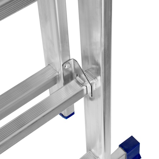 Лестница, 2 х 12 ступеней, алюминиевая, двухсекционная, Сибртех 97912 Лестница, 2 х 12 ступеней, алюминиевая, двухсекционная, Сибртех 97912