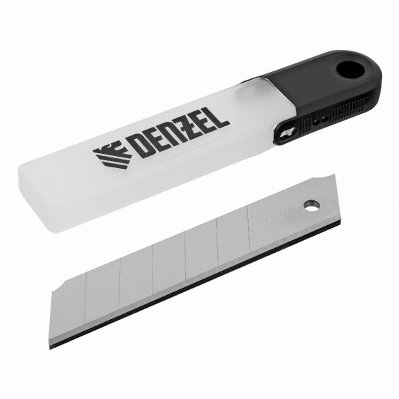Лезвия, 25 мм, сталь SK5 - 0,7 мм, 5 штук Denzel 79316