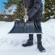 Лопата для уборки снега пластиковая, 350 х 350 х 1445 мм, деревянный черенок, 6157452 Лопата для уборки снега пластиковая, 350 х 350 х 1445 мм, деревянный черенок, 6157452