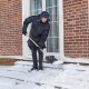 Лопата для уборки снега пластиковая, 350 х 350 х 1445 мм, деревянный черенок, 6157452 Лопата для уборки снега пластиковая, 350 х 350 х 1445 мм, деревянный черенок, 6157452