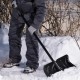 Лопата для уборки снега пластиковая, 490х325х1380 мм, стальной черенок, Palisad 61661 Лопата для уборки снега пластиковая, 490х325х1380 мм, стальной черенок, Palisad 61661