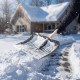 Лопата для уборки снега пластиковая, 450 х 430 мм, без черенка, Сибртех 61579 Лопата для уборки снега пластиковая, 450 х 430 мм, без черенка, Сибртех 61579