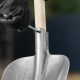 Лопата совковая, 235х285, ребра жесткости, рессорная сталь, 0,9 кг, без черенка, LUXE// Palisad 61326