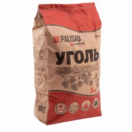 Уголь березовый, 5 кг Camping Palisad 69662
