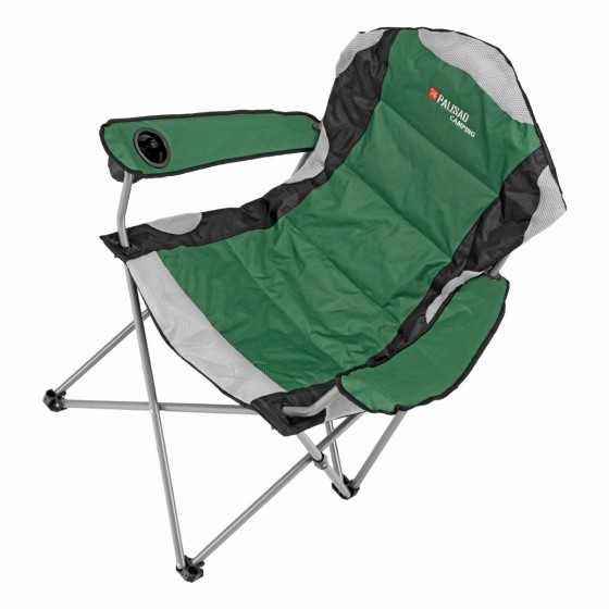 Кресло складное с подлокотниками и подстаканником, 60 х 60 х 110/92 см, Camping Palisad 69592 Кресло складное с подлокотниками и подстаканником, 60 х 60 х 110/92 см, Camping Palisad 69592