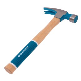 Молоток-гвоздодер, 680 г, угол 75, магнит, обрезиненная рукоятка AMERICAN HICKORY GROSS 10425