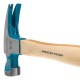 Молоток-гвоздодер, 450 г, угол 75, магнит, обрезиненная рукоятка American hickory GROSS 10418