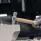 Молоток слесарный, 200 г, круглый боек, деревянная рукоятка 10238 Молоток слесарный, 200 г, круглый боек, деревянная рукоятка 10238