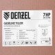 Мотоблок DPT-370-PRO, 7 л.с, ременное сцепление, ширина 90 см, глубина 35 см, фрез 3 х 4, ШОМ, передачи 4В/2Н Denzel 56404 Мотоблок DPT-370-PRO, 7 л.с, ременное сцепление, ширина 90 см, глубина 35 см, фрез 3 х 4, ШОМ, передачи 4В/2Н Denzel 56404