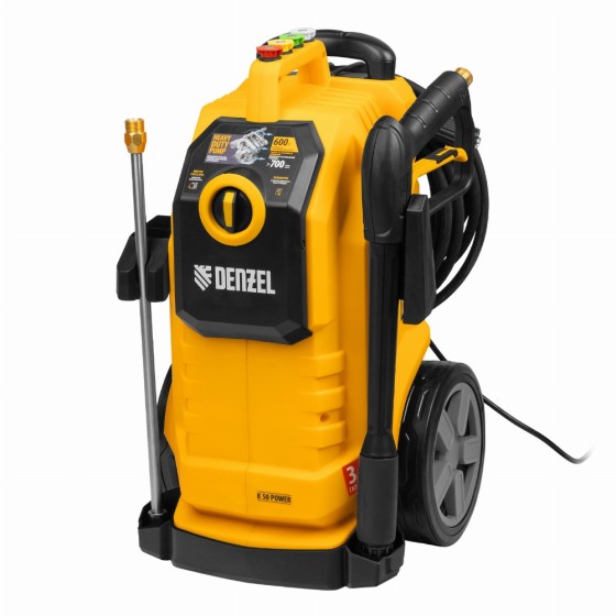 Моечная машина высокого давления K 50 Power, 2100 Вт, 150 бар, 600 л/ч, асинх. двиг.// Denzel 58271
