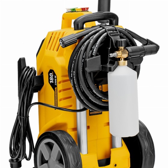 Моечная машина высокого давления K 70 Power, 2500 Вт, 180 бар, 600 л/ч, асинх. двиг.// Denzel 58272 Моечная машина высокого давления K 70 Power, 2500 Вт, 180 бар, 600 л/ч, асинх. двиг.// Denzel 58272