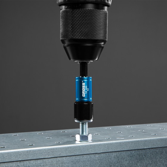 Набор бит с торцевыми головками 8, 10,12, 13 мм, магнит. Nut-Driver, S2 Gross 11627