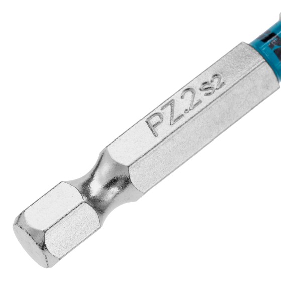 Бита PZ2х50мм, сталь S2, шестигр., 10 шт. Gross 113045