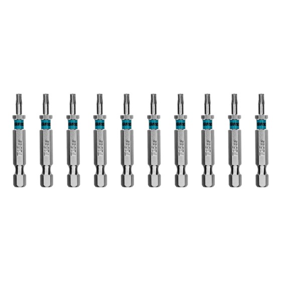 Бита Torx 15х50мм, сталь S2, шестигр., 10 шт. Gross 114609 Бита Torx 15х50мм, сталь S2, шестигр., 10 шт. Gross 114609