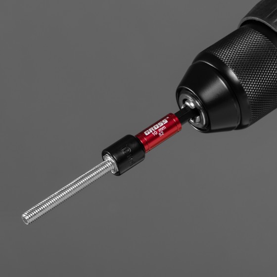 Набор бит с торцевыми головками 8, 10,12, 13 мм, магнит. Nut-Driver, S2 Gross 11627