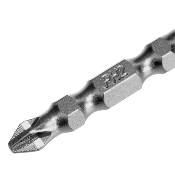 Набор бит двухстор., PH2-T30х45мм, PZ2-H4х45мм, сталь S2, 2 шт. Gross 112117 Набор бит двухстор., PH2-T30х45мм, PZ2-H4х45мм, сталь S2, 2 шт. Gross 112117