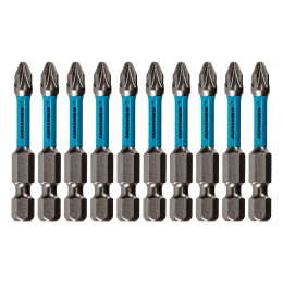 Бита торсионная PZ2 x 50 мм, для ударных шуруповертов, 10 шт. Gross 11495
