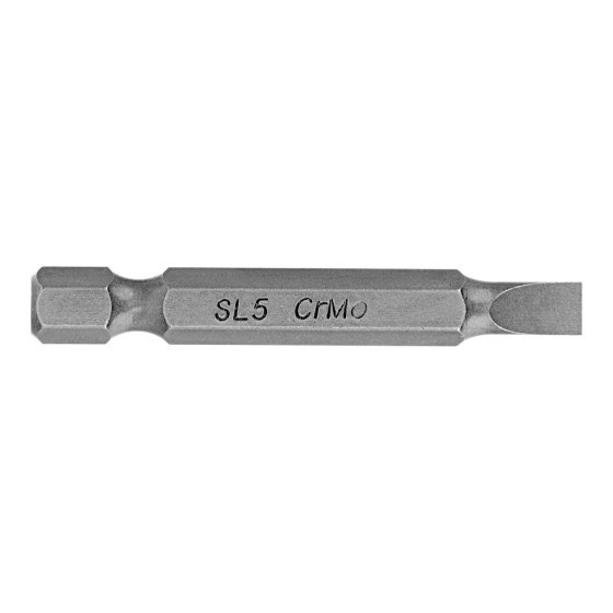 Бита SL5 x 50, сталь CrMo, 5 шт. Сибртех 11257