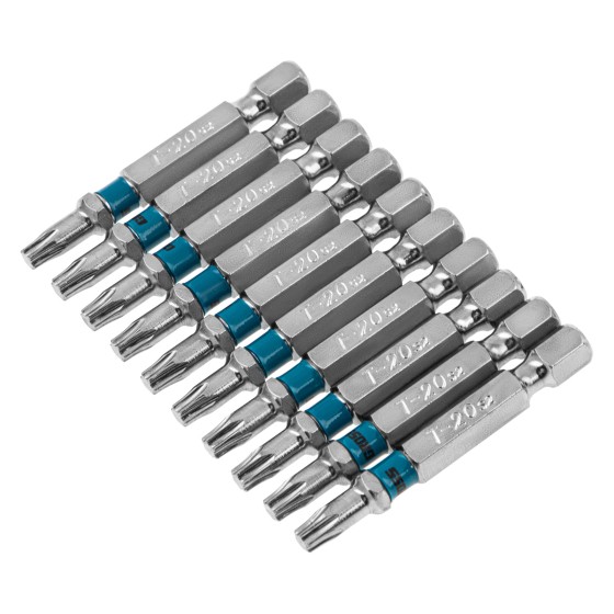 Бита Torx 20 х 50, сталь S2, 10 шт. Gross 11470 Бита Torx 20 х 50, сталь S2, 10 шт. Gross 11470