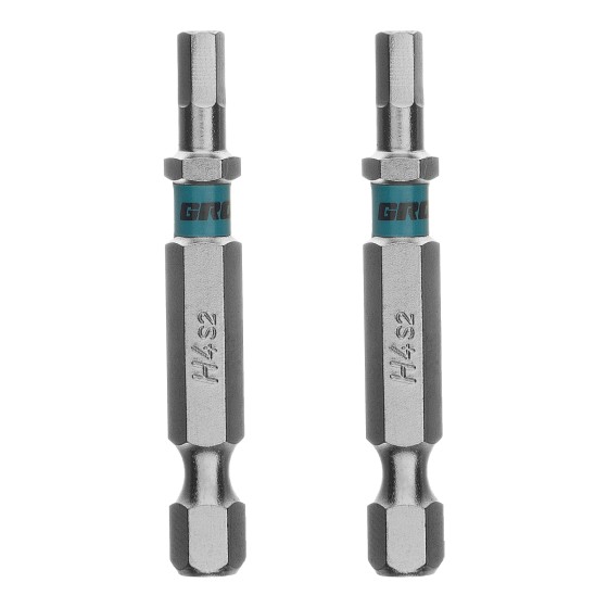 Бита HEX 4х50мм, сталь S2, шестигр., 2 шт. Gross 114163 Бита HEX 4х50мм, сталь S2, шестигр., 2 шт. Gross 114163