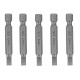 Бита SL5 x 50, сталь CrMo, 5 шт. Сибртех 11257