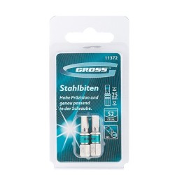Бита SL5 х 25, сталь S2, 2 шт. Gross 11372 Бита SL5 х 25, сталь S2, 2 шт. Gross 11372