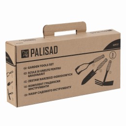 Набор садового инструмента, деревянные рукоятки, 3 предмета Palisad 629117 Набор садового инструмента, деревянные рукоятки, 3 предмета Palisad 629117