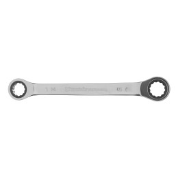Ключ накидной трещоточный, 14 х 15 мм, CrV, зеркальный хром Matrix Professional 14504