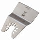 Насадка для МФИ шабер полукруг, Inox, для снятия краски и др., ширина 50 мм, длина общая 74 мм, ступенчатый Denzel 782317