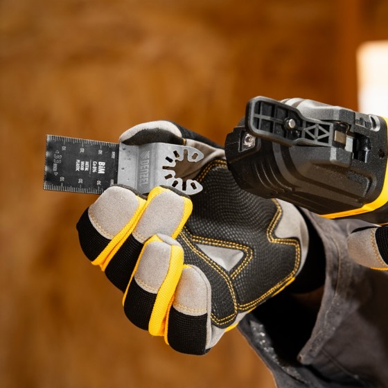 Насадка для МФИ режущая пазовая прямая, BiM, по металлу и дереву, 33 x 1.4 мм, мелкий зуб Denzel 782305