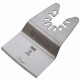 Насадка для МФИ шабер полукруг, Inox, для снятия краски и др., ширина 50 мм, длина общая 74 мм, ступенчатый Denzel 782317