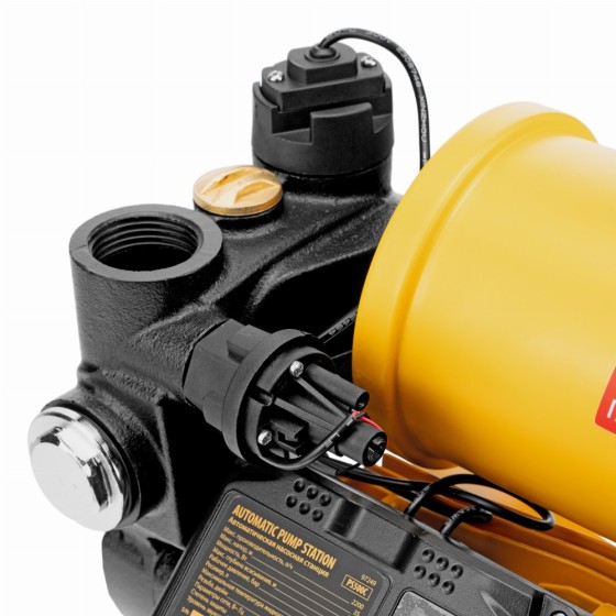 Насосная станция PS500C, 500 Вт, напор 35 м, 2200 л/ч, ресивер 2 л, блок управления Denzel 97249 Насосная станция PS500C, 500 Вт, напор 35 м, 2200 л/ч, ресивер 2 л, блок управления Denzel 97249