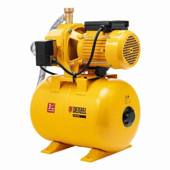 Насосная станция эжекторная PSD-800C, 800 Вт, 2400 л/ч, ресивер 24 л, всасывание 20 м Denzel 97212 Насосная станция эжекторная PSD-800C, 800 Вт, 2400 л/ч, ресивер 24 л, всасывание 20 м Denzel 97212