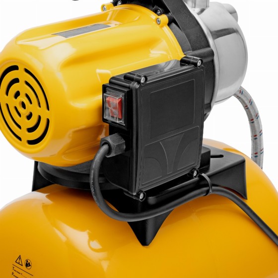 Насосная станция PS-800X, 800 Вт, 3200 л/ч, ресивер 24 л, напор 38 м, нержавейка Denzel 97210 Насосная станция PS-800X, 800 Вт, 3200 л/ч, ресивер 24 л, напор 38 м, нержавейка Denzel 97210